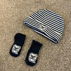 Butler Bulldogs Newborn Hat & Booties